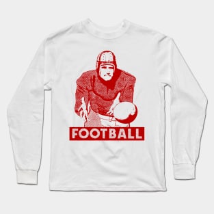1930 Football Player Long Sleeve T-Shirt